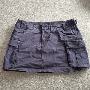 Cargo mini skirt